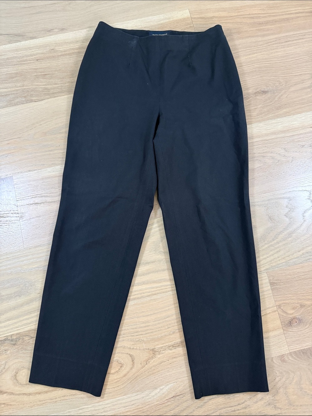 Piazza Sempione Audrey Black Slim Ankle Trousers Italian 40 US 4